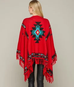 Lucchese Alpaca Fleece Cape*Women Outerwear|Capes