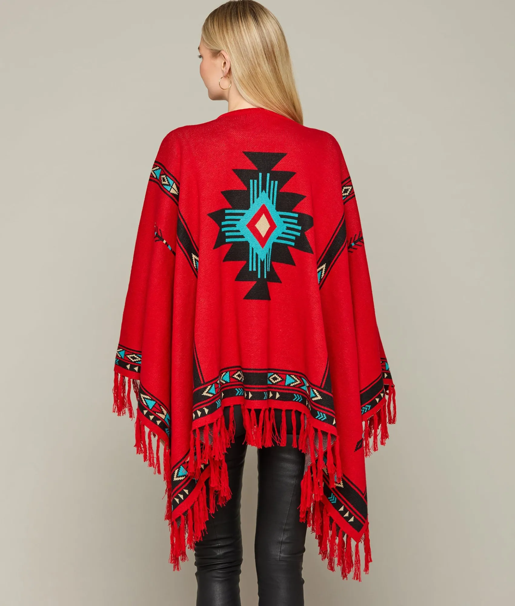 Lucchese Alpaca Fleece Cape*Women Outerwear|Capes
