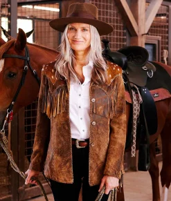 Lucchese Axis Fringe Jacket*Women Outerwear