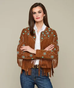 Lucchese Beaded Fringe Jacket*Women Outerwear