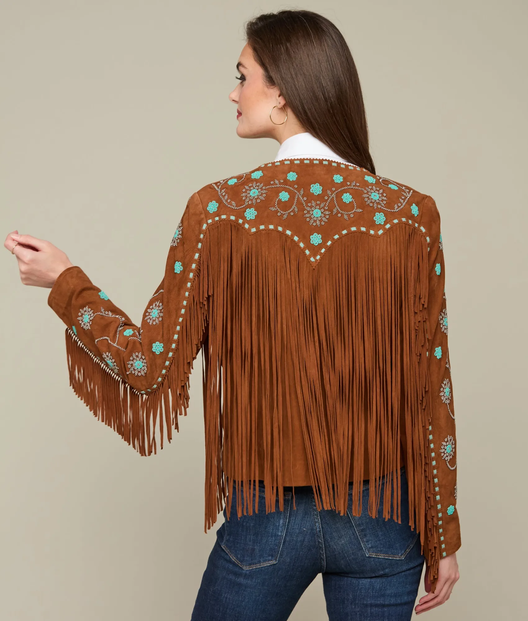 Lucchese Beaded Fringe Jacket*Women Outerwear