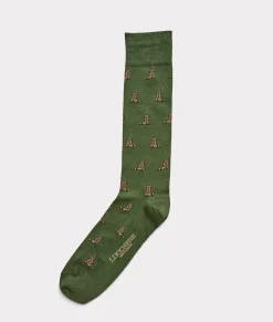 Lucchese Boot Print Dress Socks* Socks