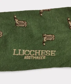 Lucchese Boot Print Dress Socks* Socks