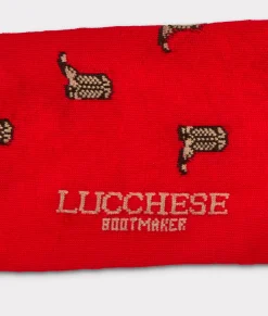 Lucchese Boot Print Dress Socks* Socks