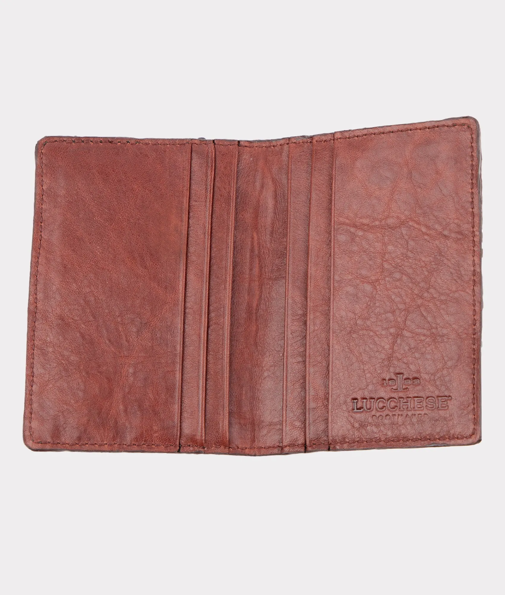 Lucchese Caiman Bifold Card Case*Women Small Leather Goods|Small Leather Goods