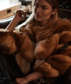 Lucchese Canadian Red Fox Jacket*Women Furs|Outerwear
