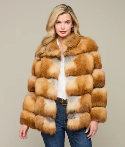 Lucchese Canadian Red Fox Jacket*Women Furs|Outerwear