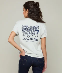 Lucchese Cavalry Pocket Tee*Women Tops|Tops
