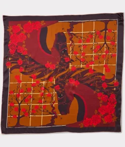 Lucchese Cavalry Rose Scarf*Women Scarves