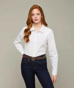 Lucchese Classic Poplin Shirt*Women Tops