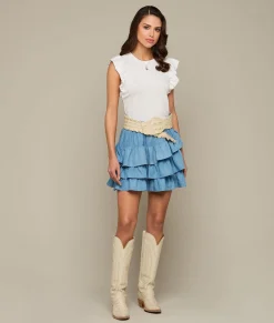 Lucchese Cora Diagonal Ruffle Skirt*Women Bottoms