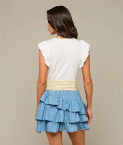 Lucchese Cora Diagonal Ruffle Skirt*Women Bottoms