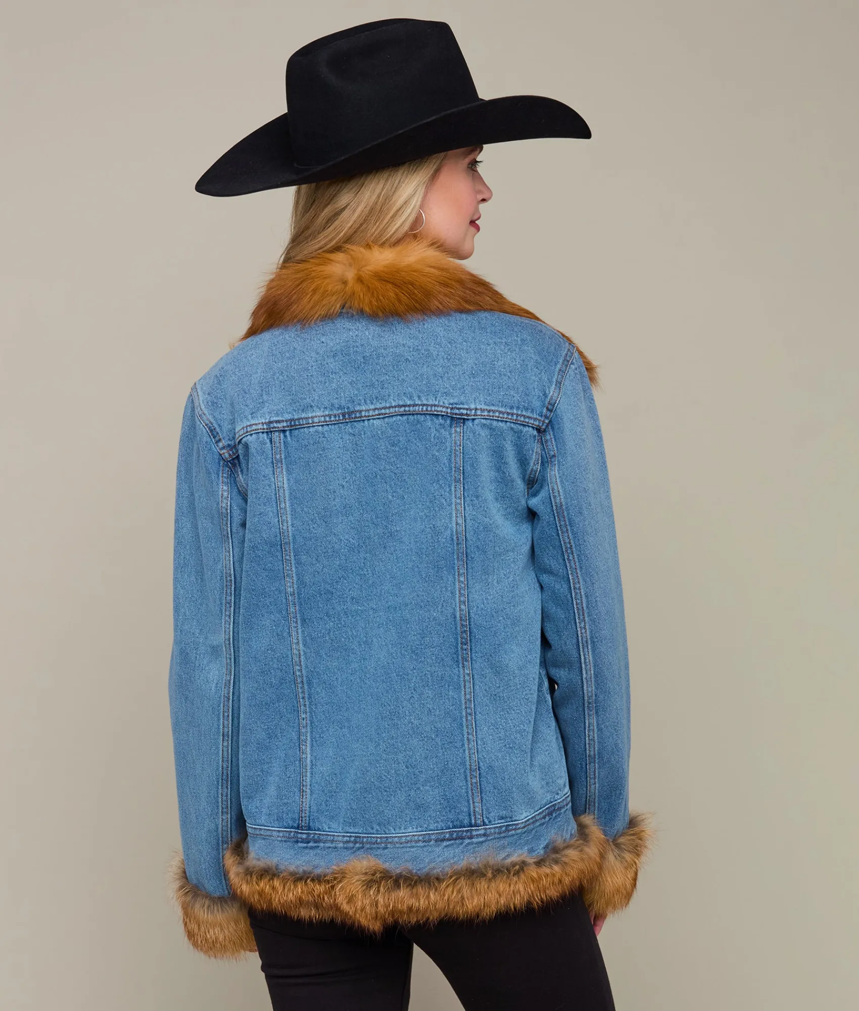 Lucchese And Red Fox Jacket*Women Furs|Outerwear