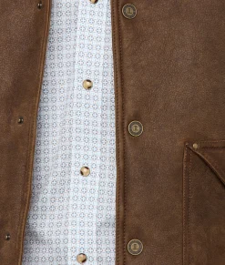 Lucchese Dustin Yoked Shearling Vest* Outerwear