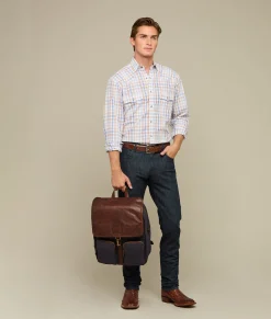 Lucchese Everyday Waxed Canvas Backpack* Travel