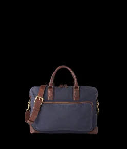 Lucchese Everyday Waxed Canvas Briefcase* Travel