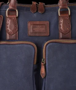 Lucchese Everyday Waxed Canvas Briefcase* Travel