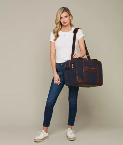 Lucchese Everyday Waxed Canvas Cowboy Bag*Women Travel|Travel
