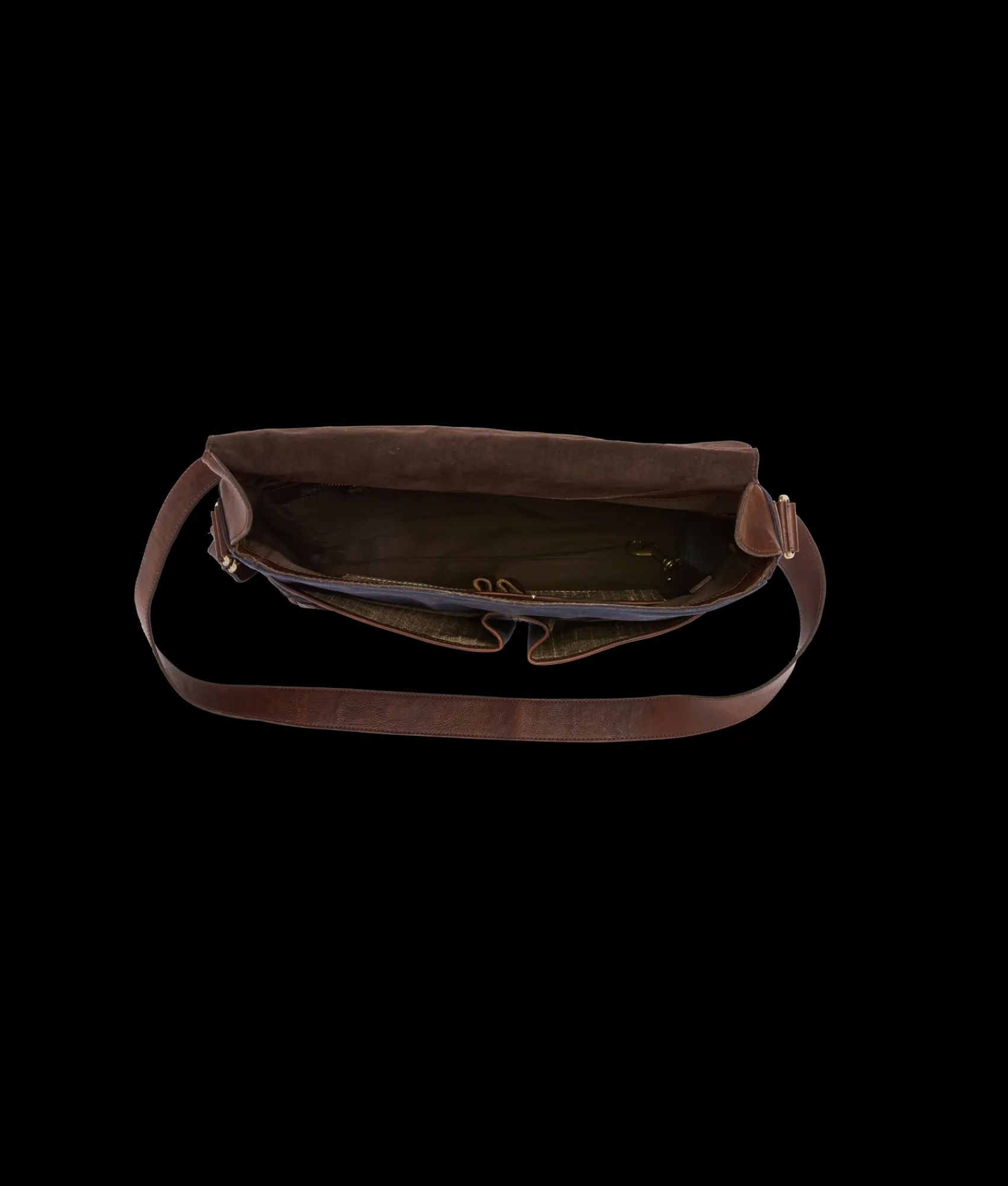 Lucchese Everyday Waxed Canvas Messenger Bag* Travel