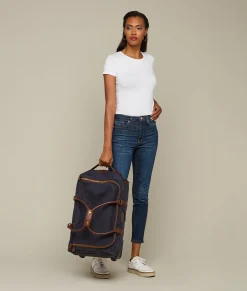Lucchese Everyday Waxed Canvas Rolling Duffle*Women Travel|Travel