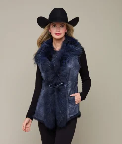 Lucchese Fox Fur Vest*Women Furs|Outerwear