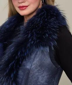 Lucchese Fox Fur Vest*Women Furs|Outerwear