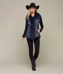 Lucchese Fox Fur Vest*Women Furs|Outerwear