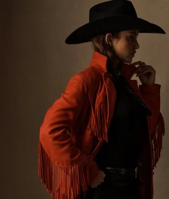 Lucchese Fringe Jacket*Women Outerwear