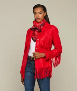 Lucchese Fringe Jacket*Women Outerwear