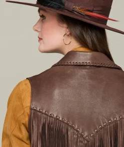 Lucchese Fringe Vest*Women Outerwear