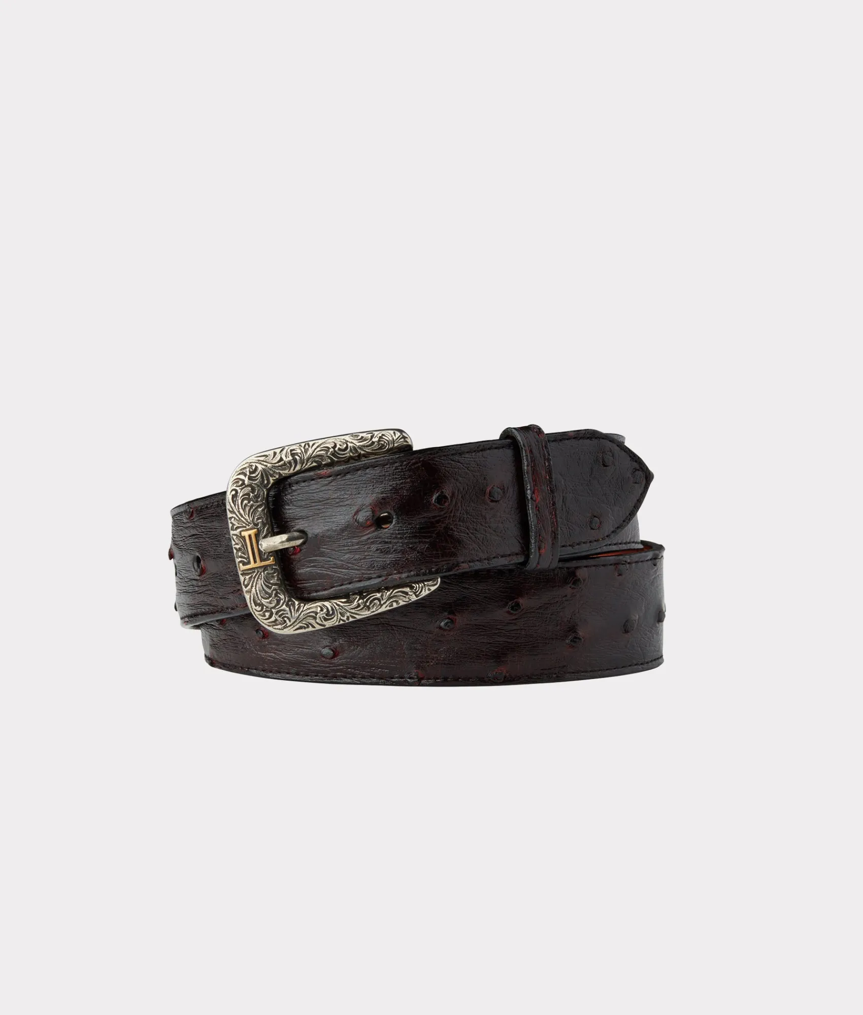 Lucchese Full Quill Ostrich* Belts & Belt Accessories