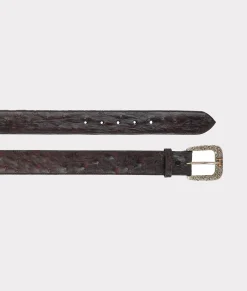 Lucchese Full Quill Ostrich* Belts & Belt Accessories