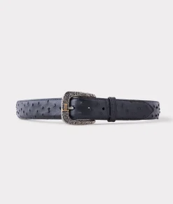 Lucchese Full Quill Ostrich* Belts & Belt Accessories