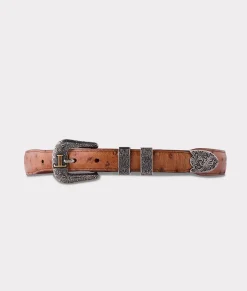 Lucchese Full Quill Ostrich Tapered*Women Belts|Belts & Belt Accessories