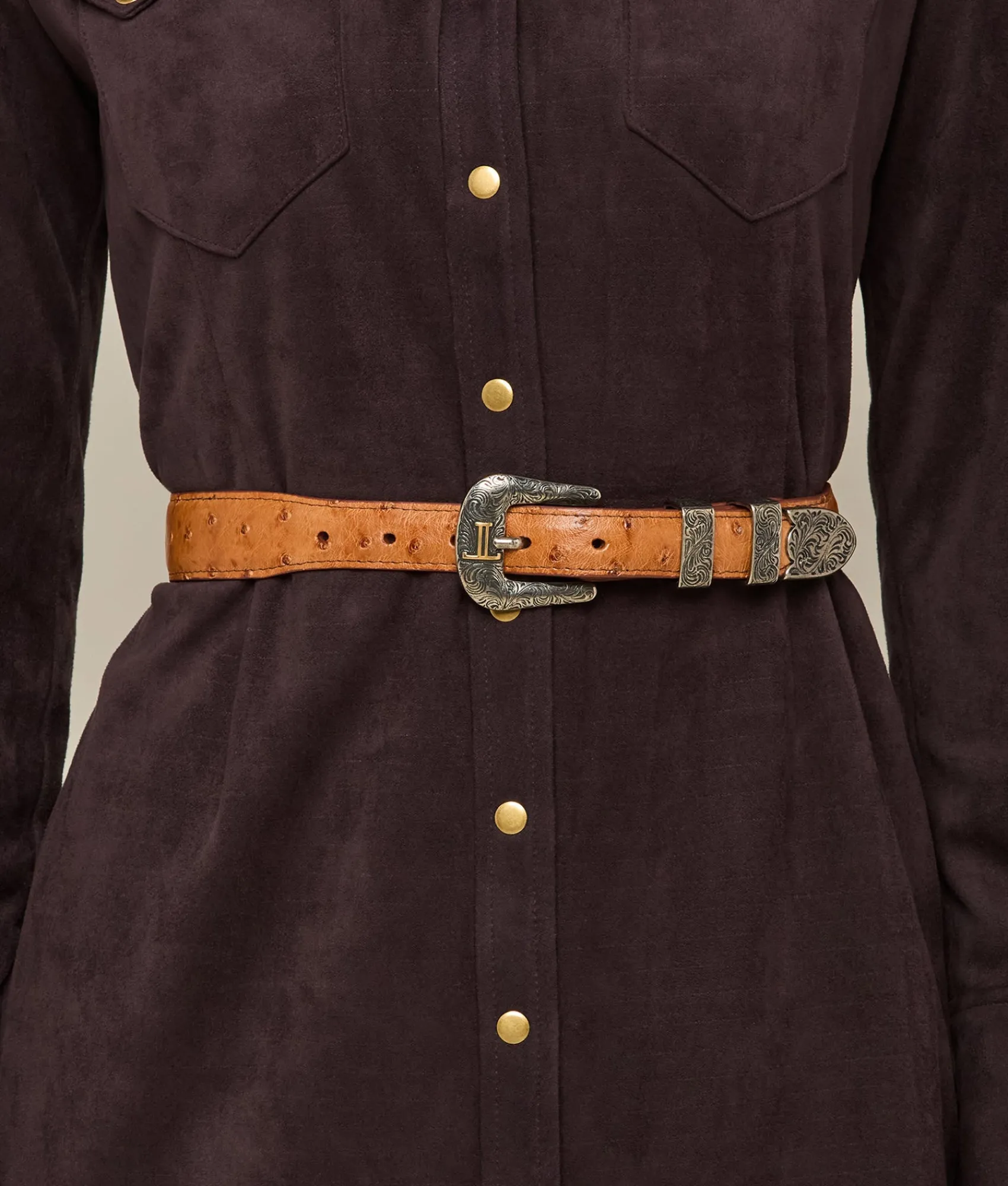 Lucchese Full Quill Ostrich Tapered*Women Belts|Belts & Belt Accessories