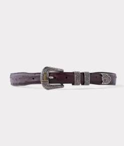 Lucchese Full Quill Ostrich Tapered*Women Belts|Belts & Belt Accessories