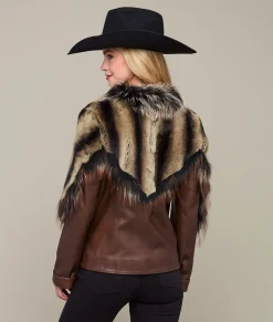 Lucchese Fur Yoke Jacket*Women Furs|Outerwear