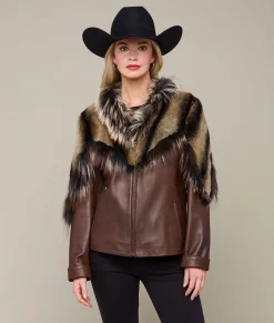 Lucchese Fur Yoke Jacket*Women Furs|Outerwear