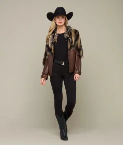 Lucchese Fur Yoke Jacket*Women Furs|Outerwear