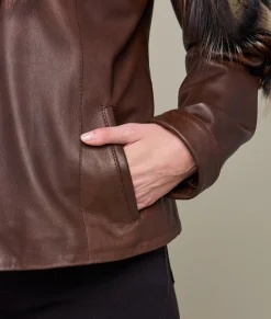 Lucchese Fur Yoke Jacket*Women Furs|Outerwear