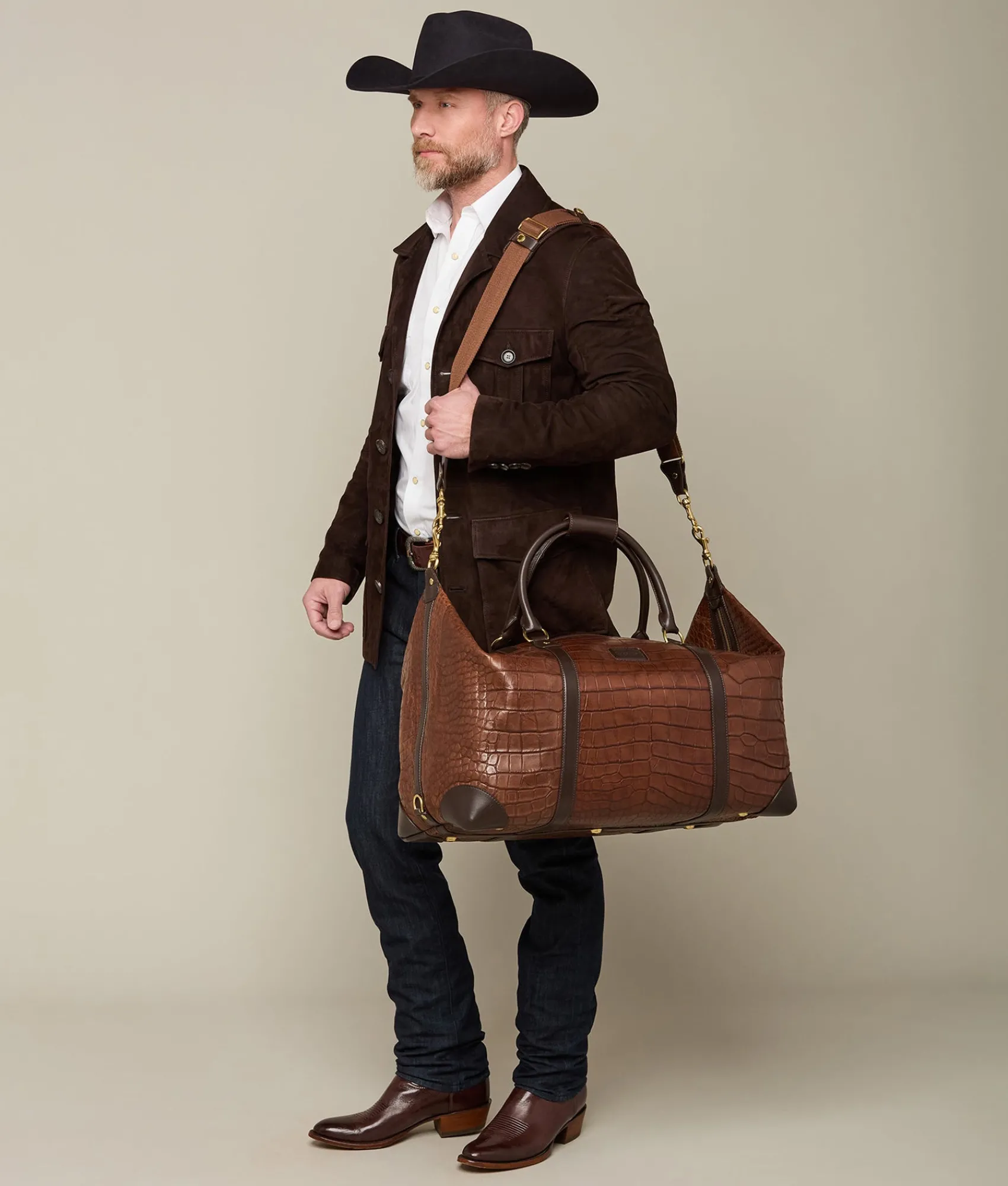 Lucchese Giant Gator Duffle – Large*Women Travel|Travel