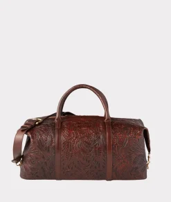 Lucchese Hand-Tooled Duffle*Women Travel|Travel