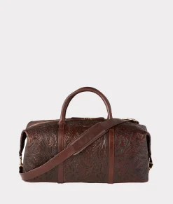 Lucchese Hand-Tooled Duffle*Women Travel|Travel