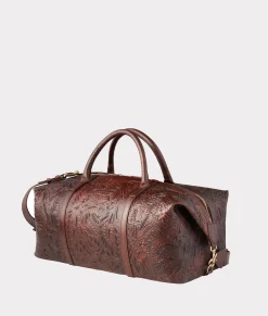 Lucchese Hand-Tooled Duffle*Women Travel|Travel