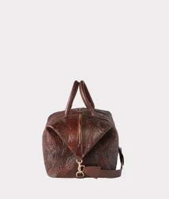 Lucchese Hand-Tooled Duffle*Women Travel|Travel