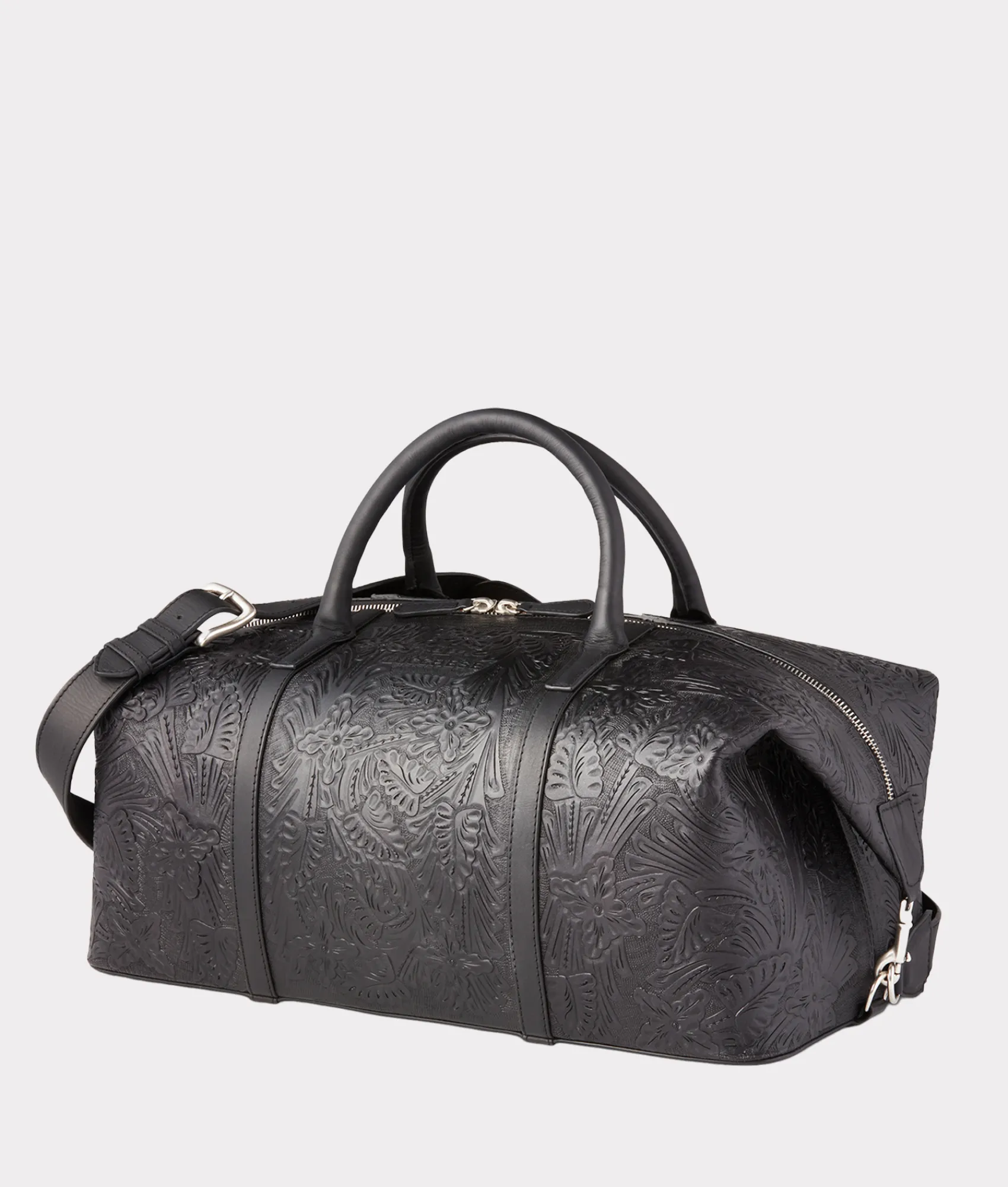 Lucchese Hand-Tooled Duffle*Women Travel|Travel