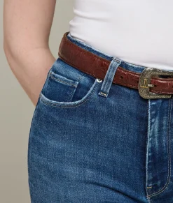 Lucchese Holly High-Rise Flare Jean*Women Bottoms