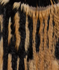 Lucchese Knitted Raccoon Fringe Jacket*Women Furs|Outerwear