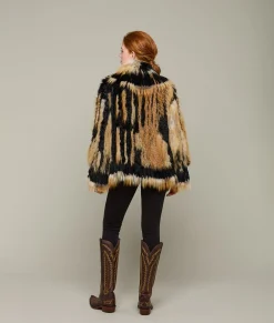 Lucchese Knitted Raccoon Fringe Jacket*Women Furs|Outerwear