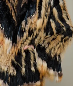 Lucchese Knitted Raccoon Fringe Jacket*Women Furs|Outerwear